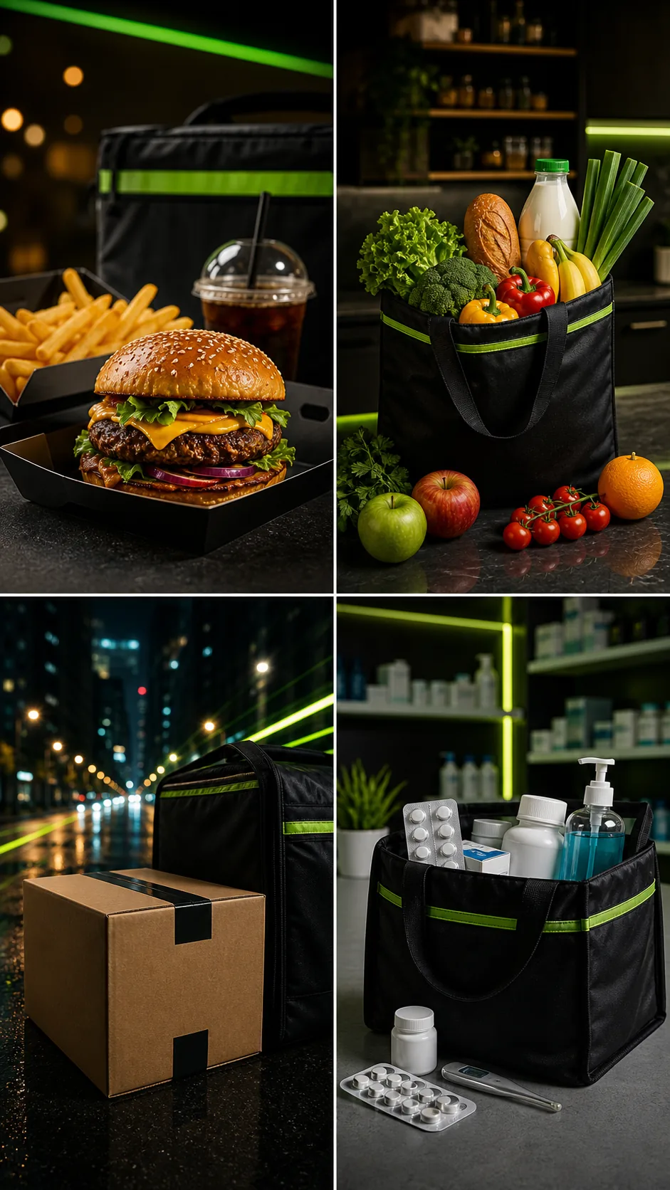 Repas, courses, colis et pharmacie livrés par DropX Food au Maroc