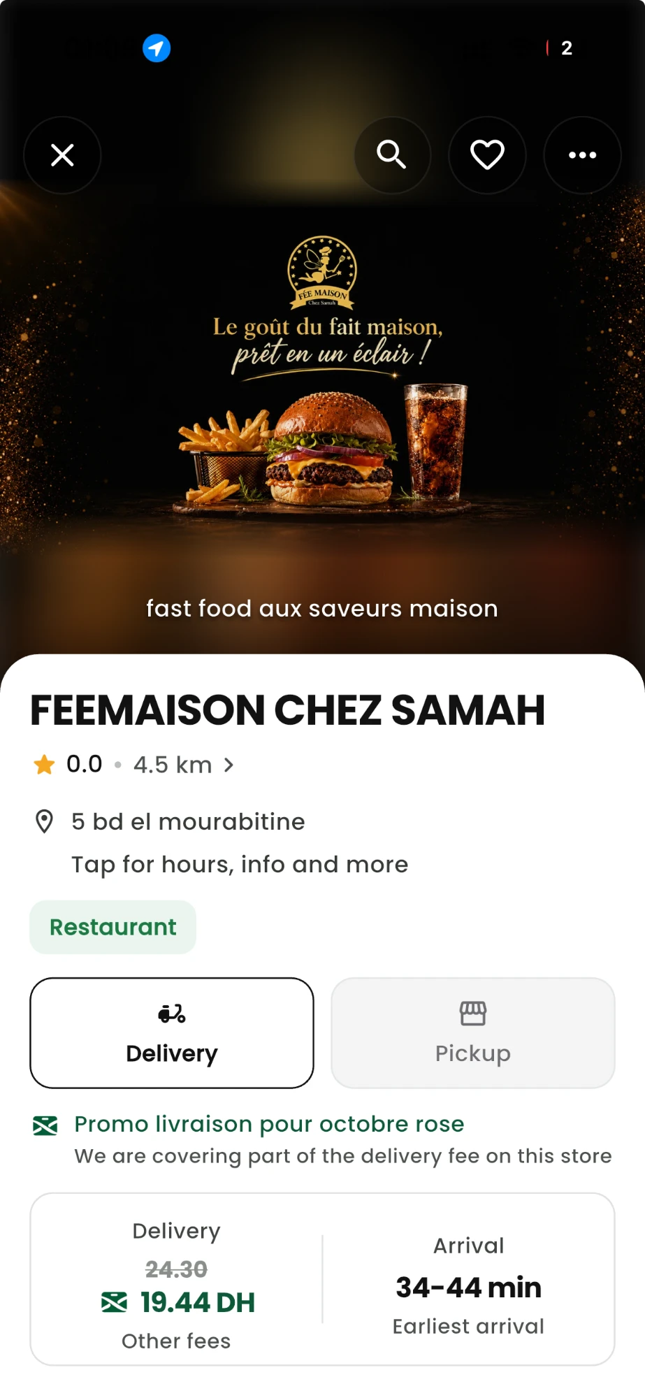 Application DropX Food : Restaurants à Casablanca : bientôt sur DropX